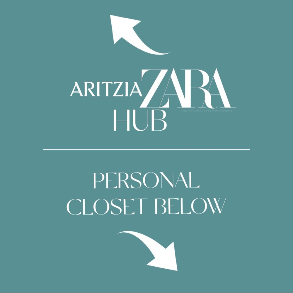 FOLLOW!!! YOUR NEW FAVORITE FASHION HUB FOR SOLD OUT ARITIZA & ZARA WOMEN ITEMS.